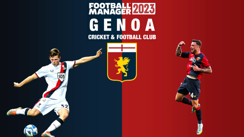 Genoa, Italy. 24 April 2022. Morten Frendrup of Genoa CFC in